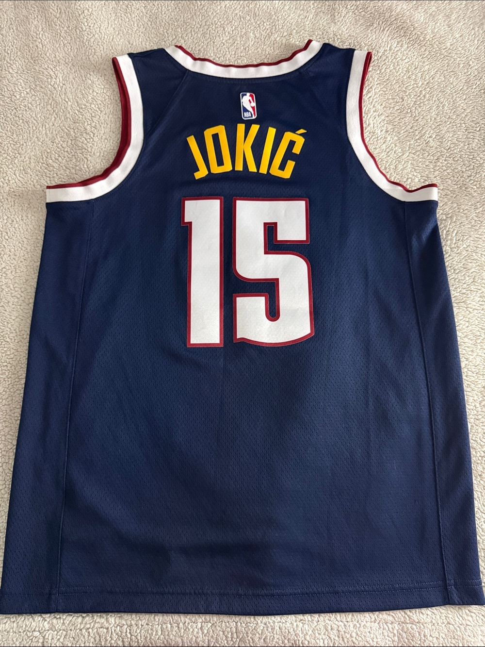 Denver Nuggets #15 Nikola Jokic Home NBA Nike Swingman Jersey